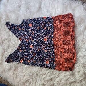 SO Floral tank top- XS